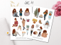 Preview: Cozy Girl Collection Sticker Set